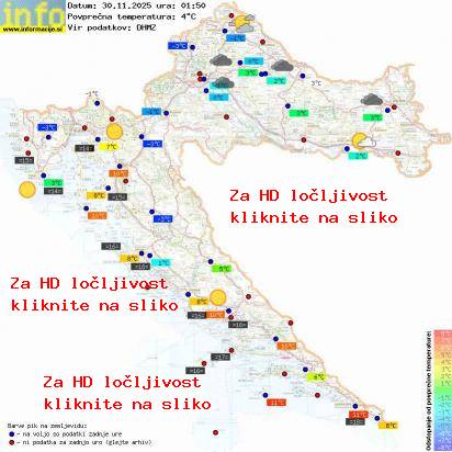 Trenutno vreme Hrvaška