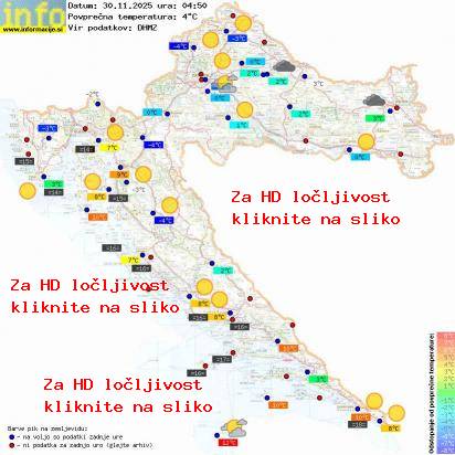 Trenutno vreme Hrvaška
