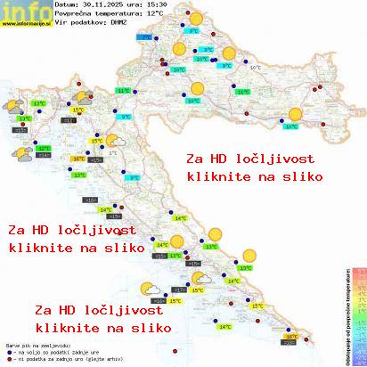 Trenutno vreme Hrvaška
