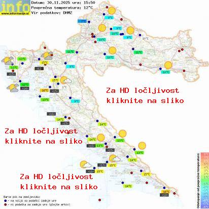 Trenutno vreme Hrvaška