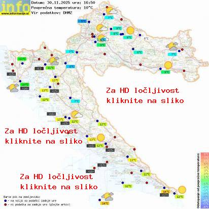 Trenutno vreme Hrvaška