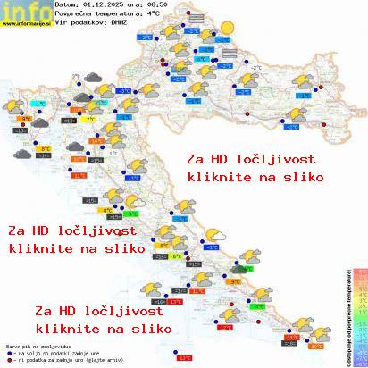 Trenutno vreme Hrvaška