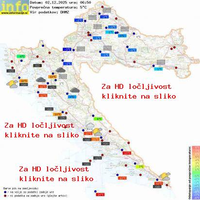 Trenutno vreme Hrvaška