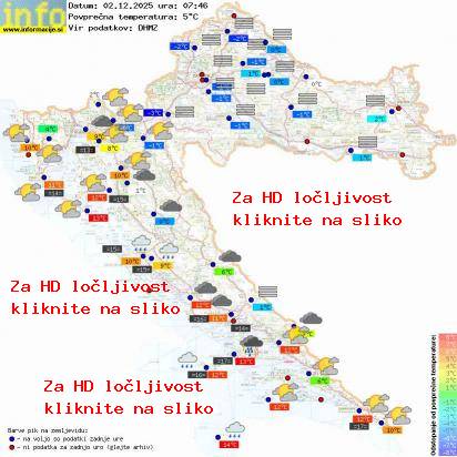 Trenutno vreme Hrvaška