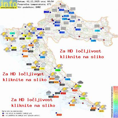 Trenutno vreme Hrvaška
