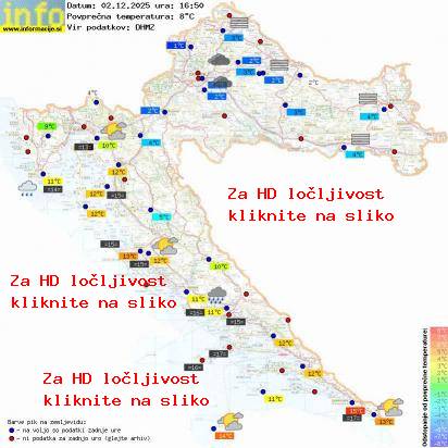 Trenutno vreme Hrvaška