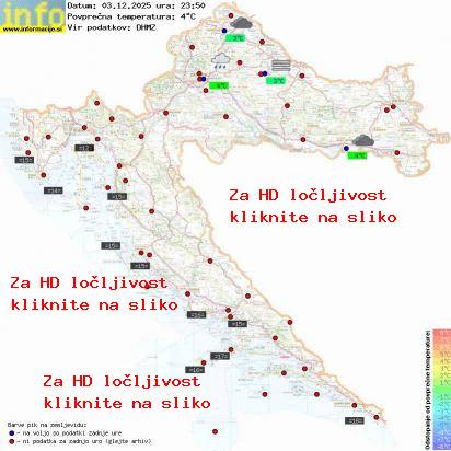Trenutno vreme Hrvaška