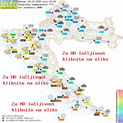 Trenutno vreme Hrvaška