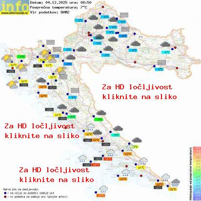 Trenutno vreme Hrvaška