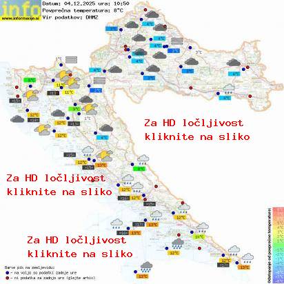 Trenutno vreme Hrvaška