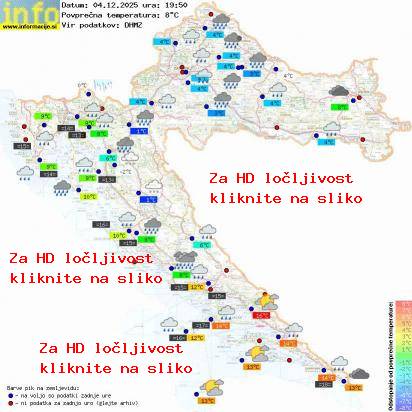 Trenutno vreme Hrvaška