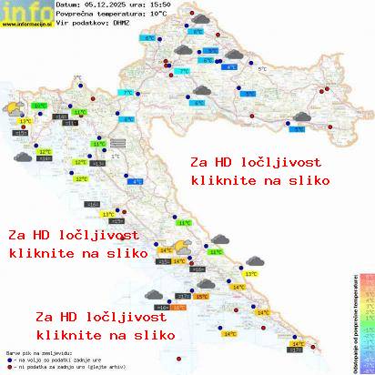 Trenutno vreme Hrvaška