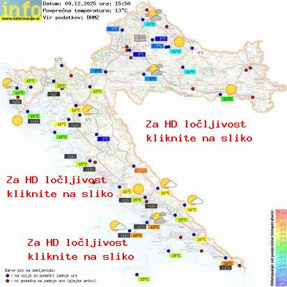 Trenutno vreme Hrvaška