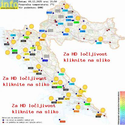 Trenutno vreme Hrvaška