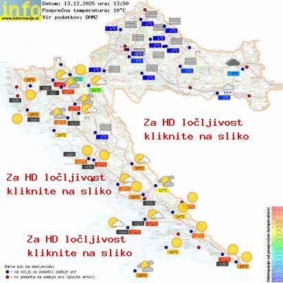 Trenutno vreme Hrvaška