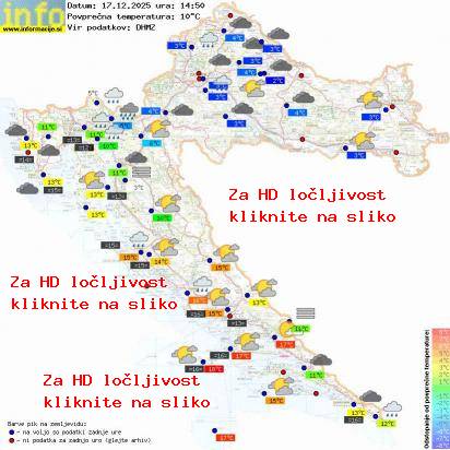 Trenutno vreme Hrvaška