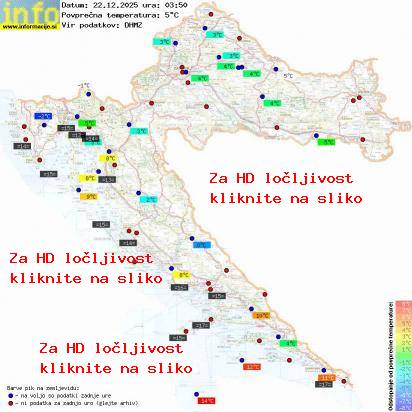 Trenutno vreme Hrvaška