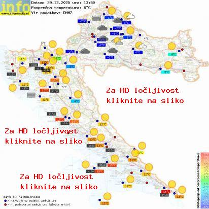 Trenutno vreme Hrvaška
