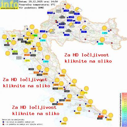 Trenutno vreme Hrvaška