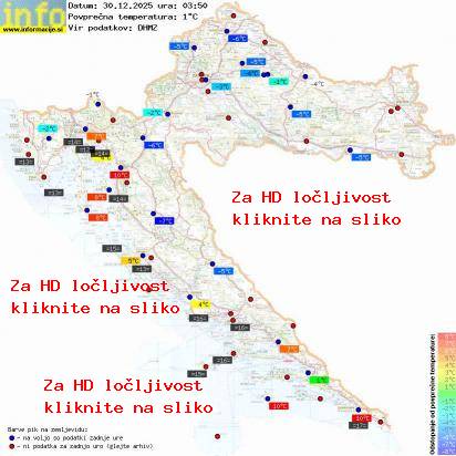 Trenutno vreme Hrvaška