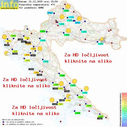 Trenutno vreme Hrvaška