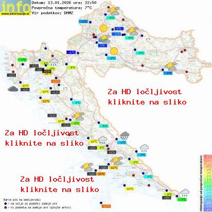 Trenutno vreme Hrvaška