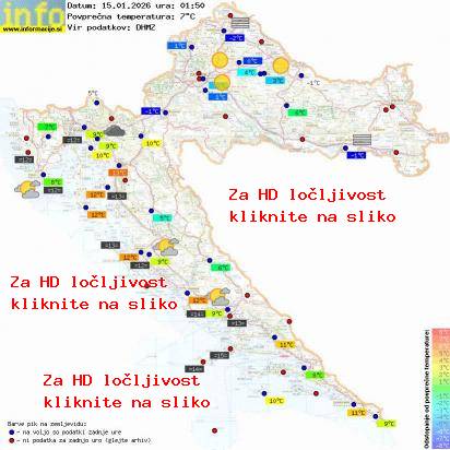 Trenutno vreme Hrvaška