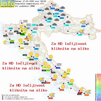 Trenutno vreme Hrvaška