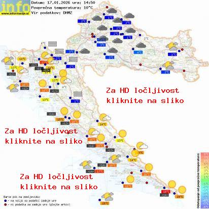 Trenutno vreme Hrvaška
