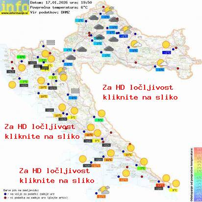 Trenutno vreme Hrvaška