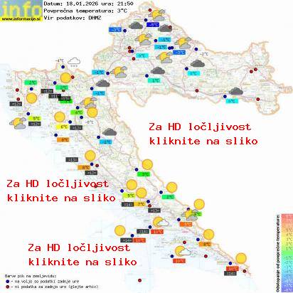 Trenutno vreme Hrvaška