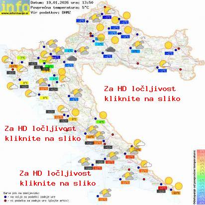 Trenutno vreme Hrvaška
