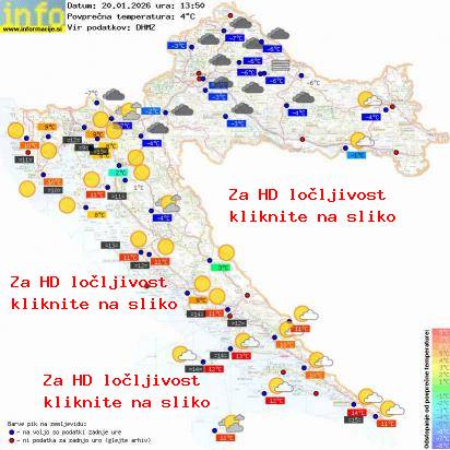 Trenutno vreme Hrvaška