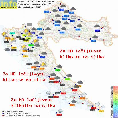 Trenutno vreme Hrvaška