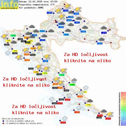 Trenutno vreme Hrvaška