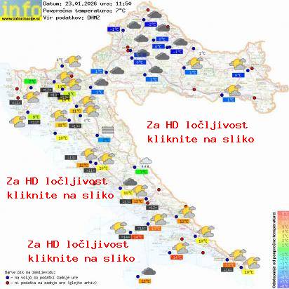 Trenutno vreme Hrvaška