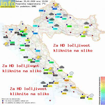 Trenutno vreme Hrvaška