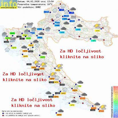 Trenutno vreme Hrvaška