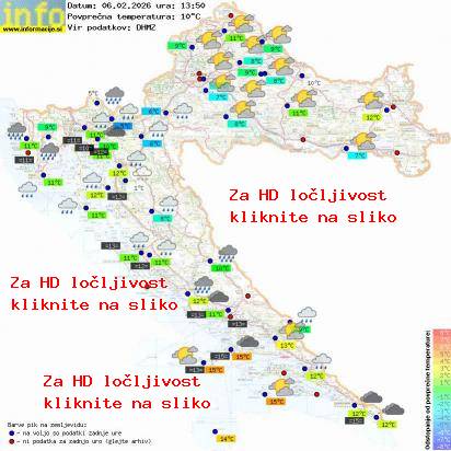 Trenutno vreme Hrvaška