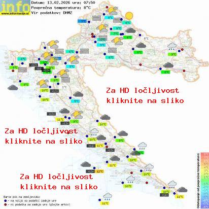 Trenutno vreme Hrvaška