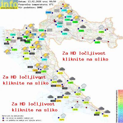 Trenutno vreme Hrvaška