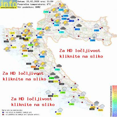 Trenutno vreme Hrvaška
