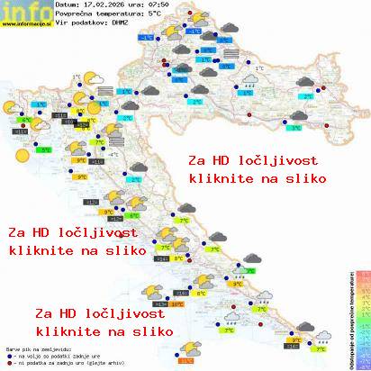 Trenutno vreme Hrvaška