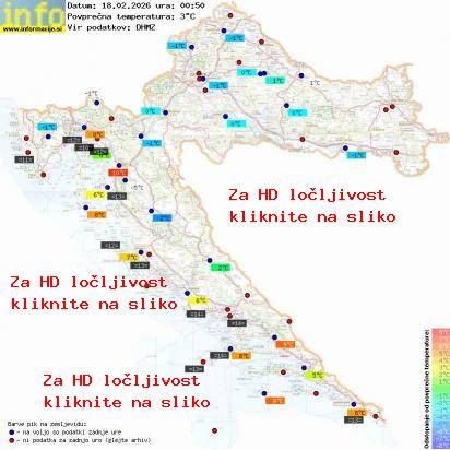 Trenutno vreme Hrvaška