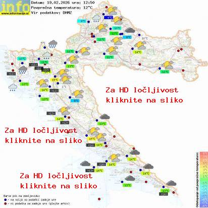 Trenutno vreme Hrvaška