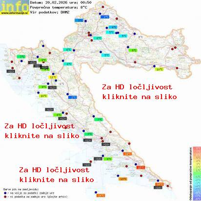 Trenutno vreme Hrvaška