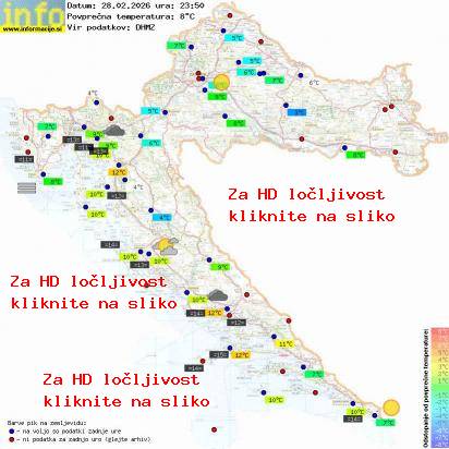 Trenutno vreme Hrvaška