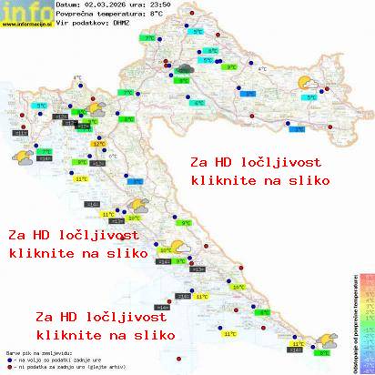Trenutno vreme Hrvaška