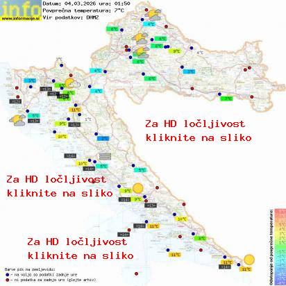 Trenutno vreme Hrvaška