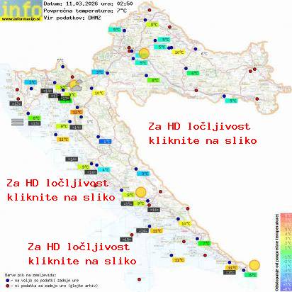 Trenutno vreme Hrvaška